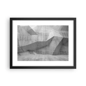 Poster in einem schwarzem Rahmen - Eine echte Herausforderung - 40x30 cm