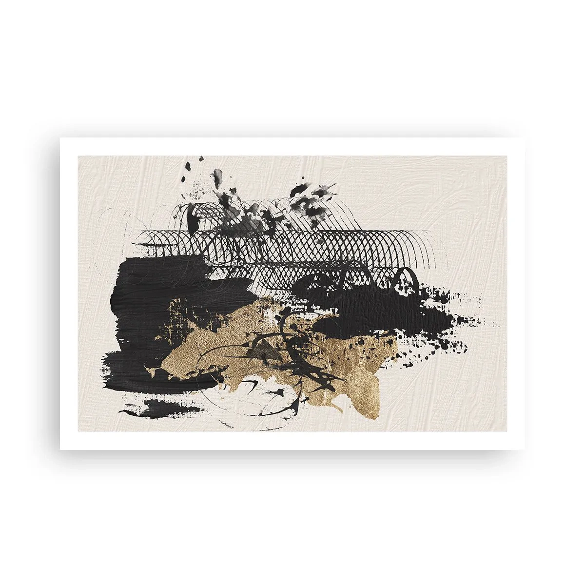 Poster - Komposition mit Leidenschaft - 91x61 cm