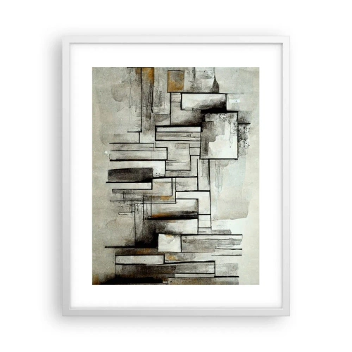 Poster in einem weißen Rahmen - Kraft der Einfachheit - 40x50 cm