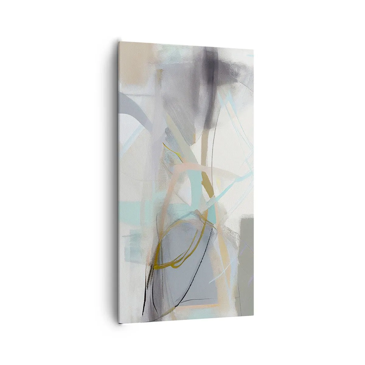 Bild auf Leinwand - Leinwandbild - Neblige Abstraktion - 65x120 cm