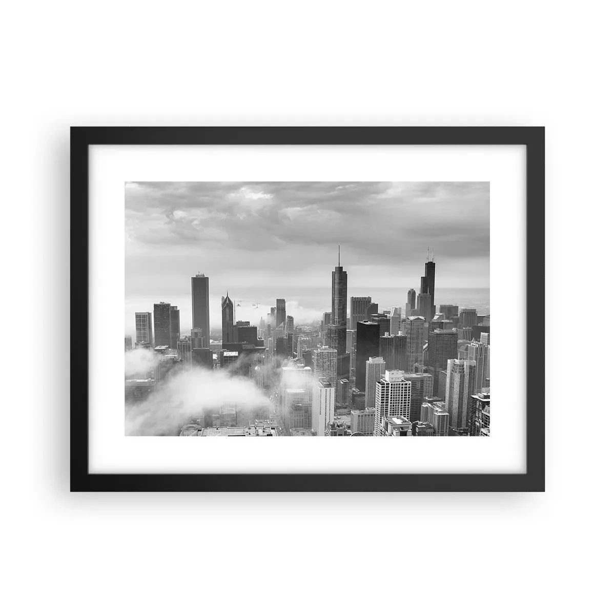 Poster in einem schwarzem Rahmen - Amerikanische Landschaft - 40x30 cm