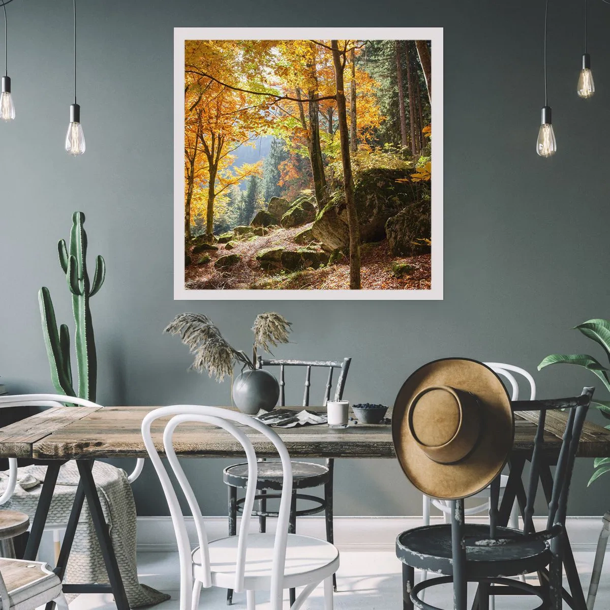 Poster - Zeit zum Entspannen - 50x50 cm