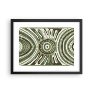 Poster in einem schwarzem Rahmen - Explosion von Emotionen - 40x30 cm