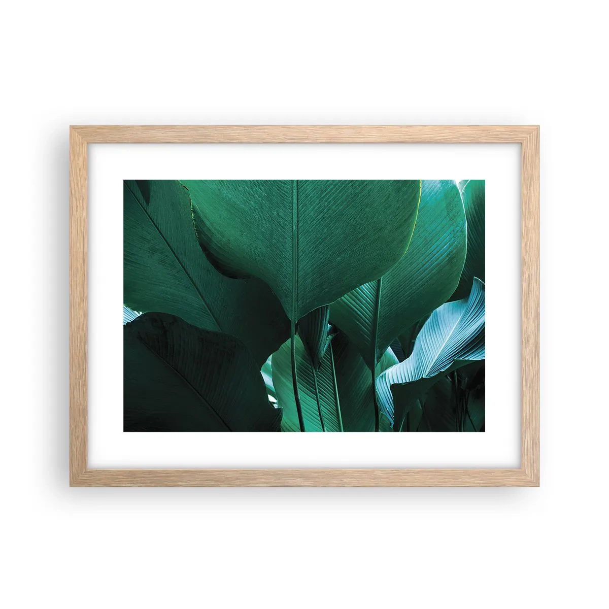 Poster in einem Rahmen aus heller Eiche - Dem Licht zugewandt - 40x30 cm