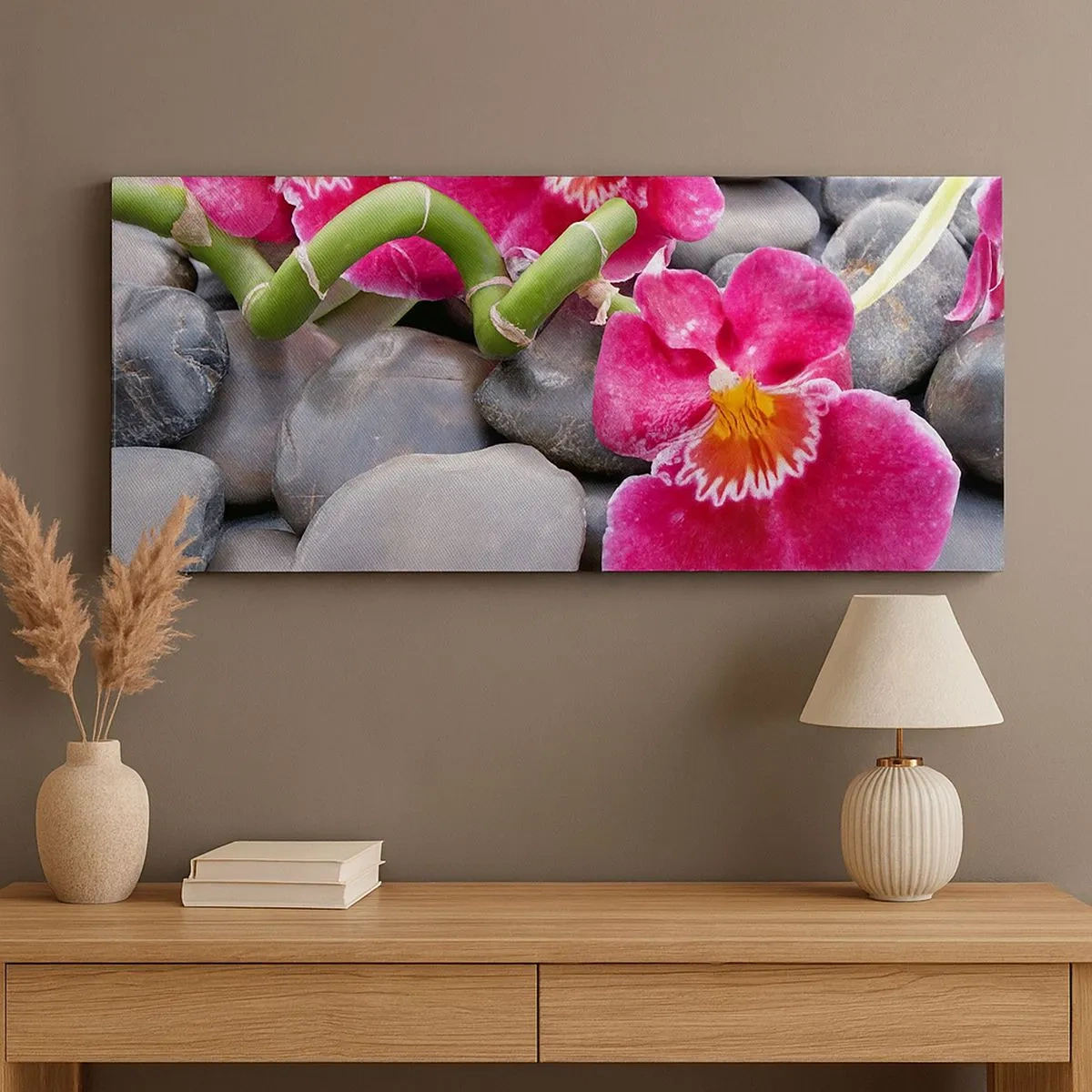 Bild auf Leinwand - Leinwandbild - Kühlen und erhitzen - 100x40 cm