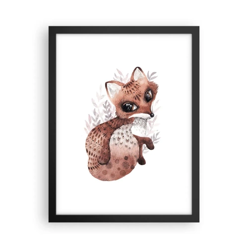 Poster in einem schwarzem Rahmen - Einfach lieben - 30x40 cm