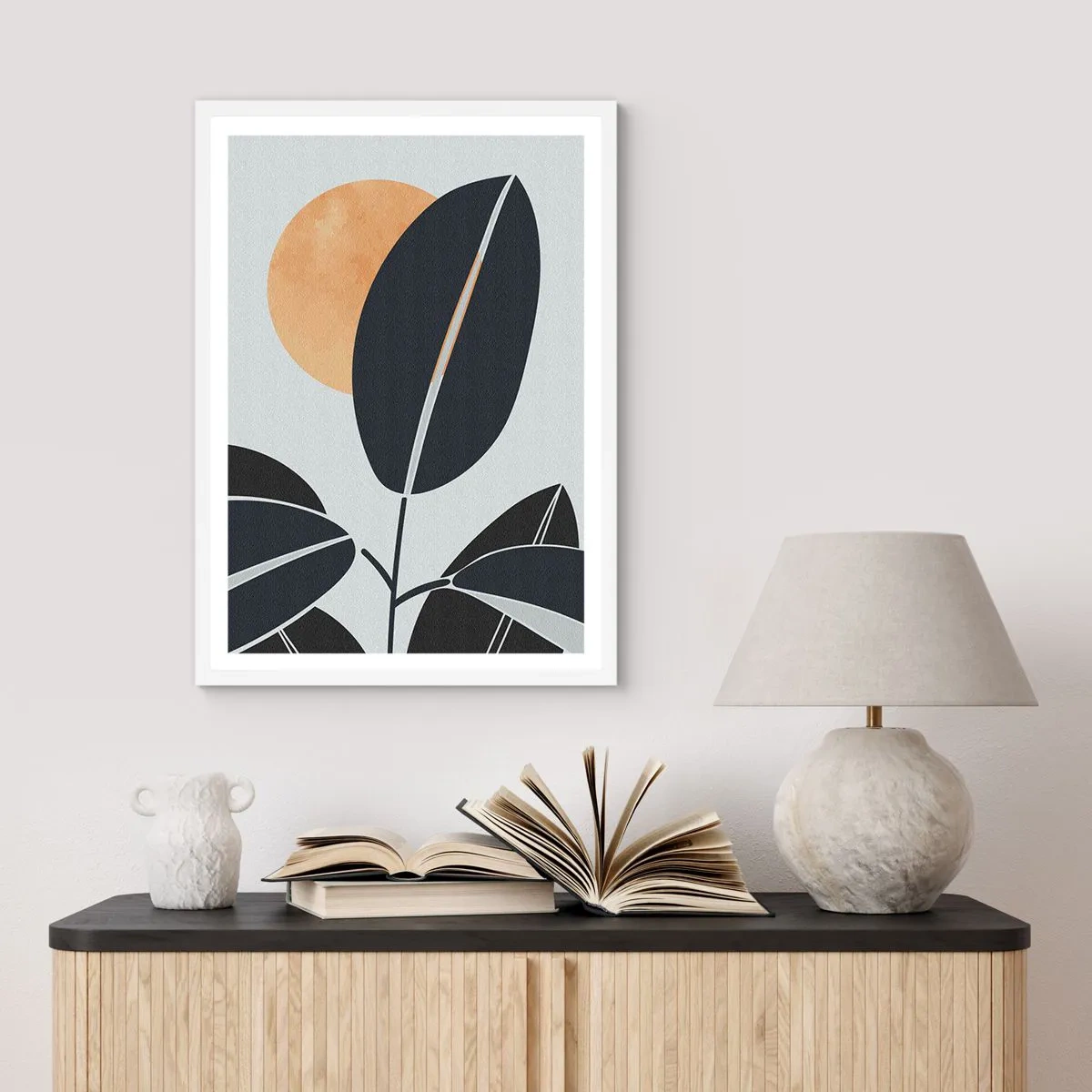 Poster in einem weißen Rahmen - Heißer Sommertag - 61x91 cm