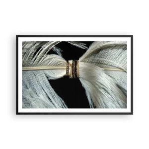 Poster in einem schwarzem Rahmen - ... und ich werde dich nicht verlassen ... - 91x61 cm