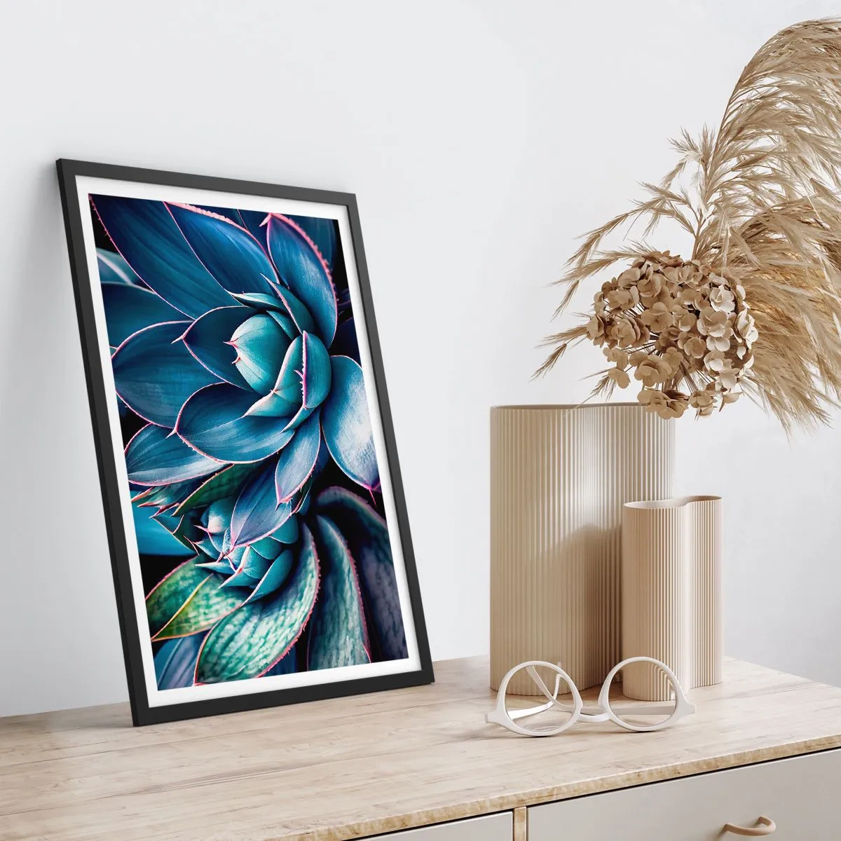 Poster in einem schwarzem Rahmen - Lebenskraft - 30x40 cm