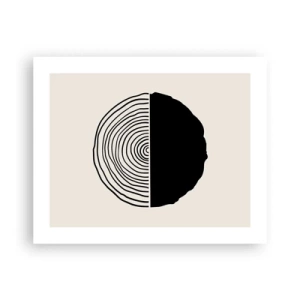 Poster - Halb und halb - 50x40 cm