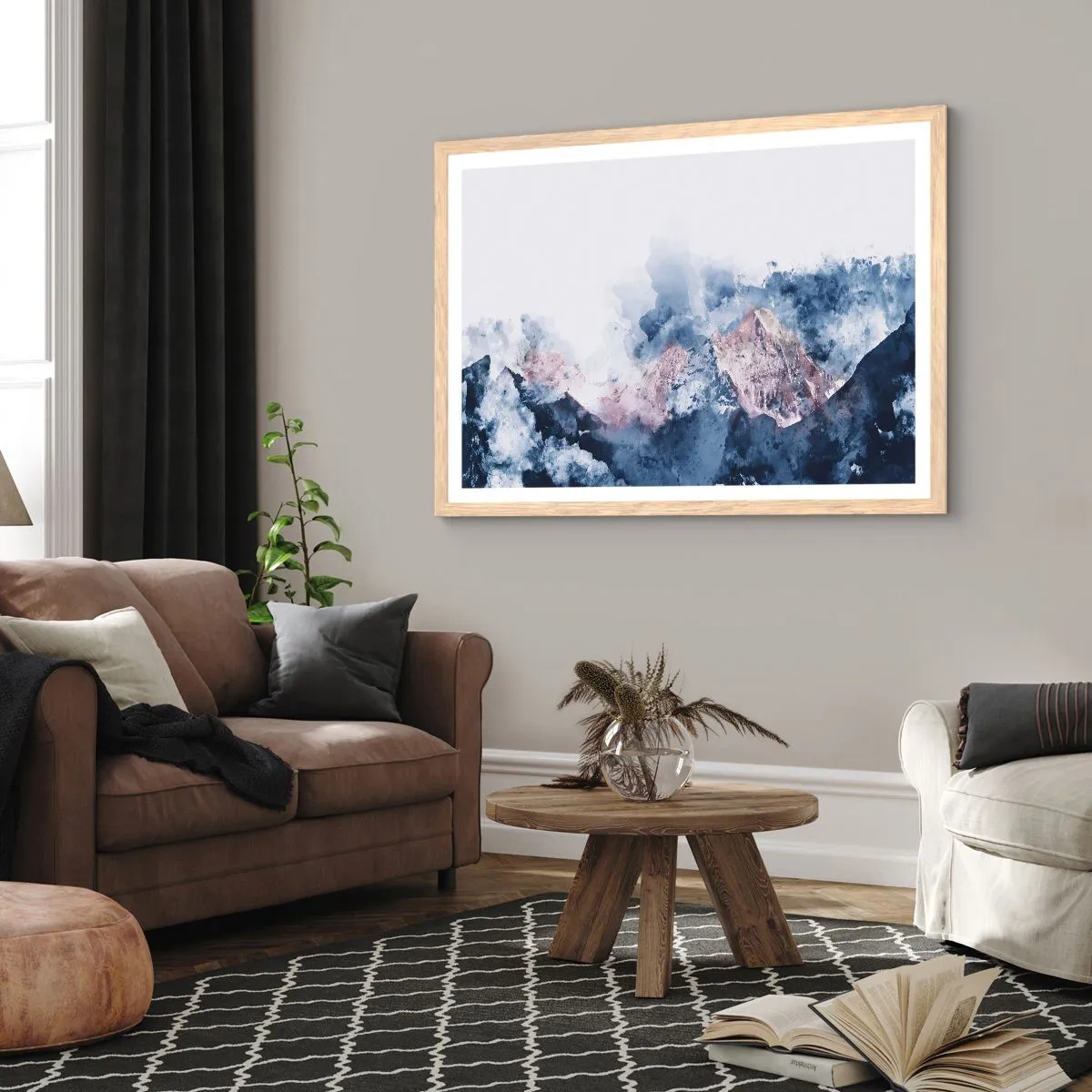 Poster in einem Rahmen aus heller Eiche - Das sind die Spitzen! - 70x50 cm