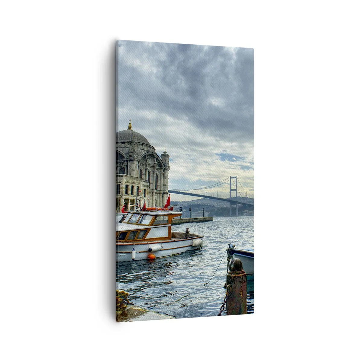 Bild auf Leinwand - Leinwandbild - An der Grenze der Welten - 55x100 cm