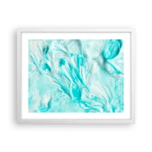 Poster in einem weißen Rahmen - Für immer zusammen - 50x40 cm