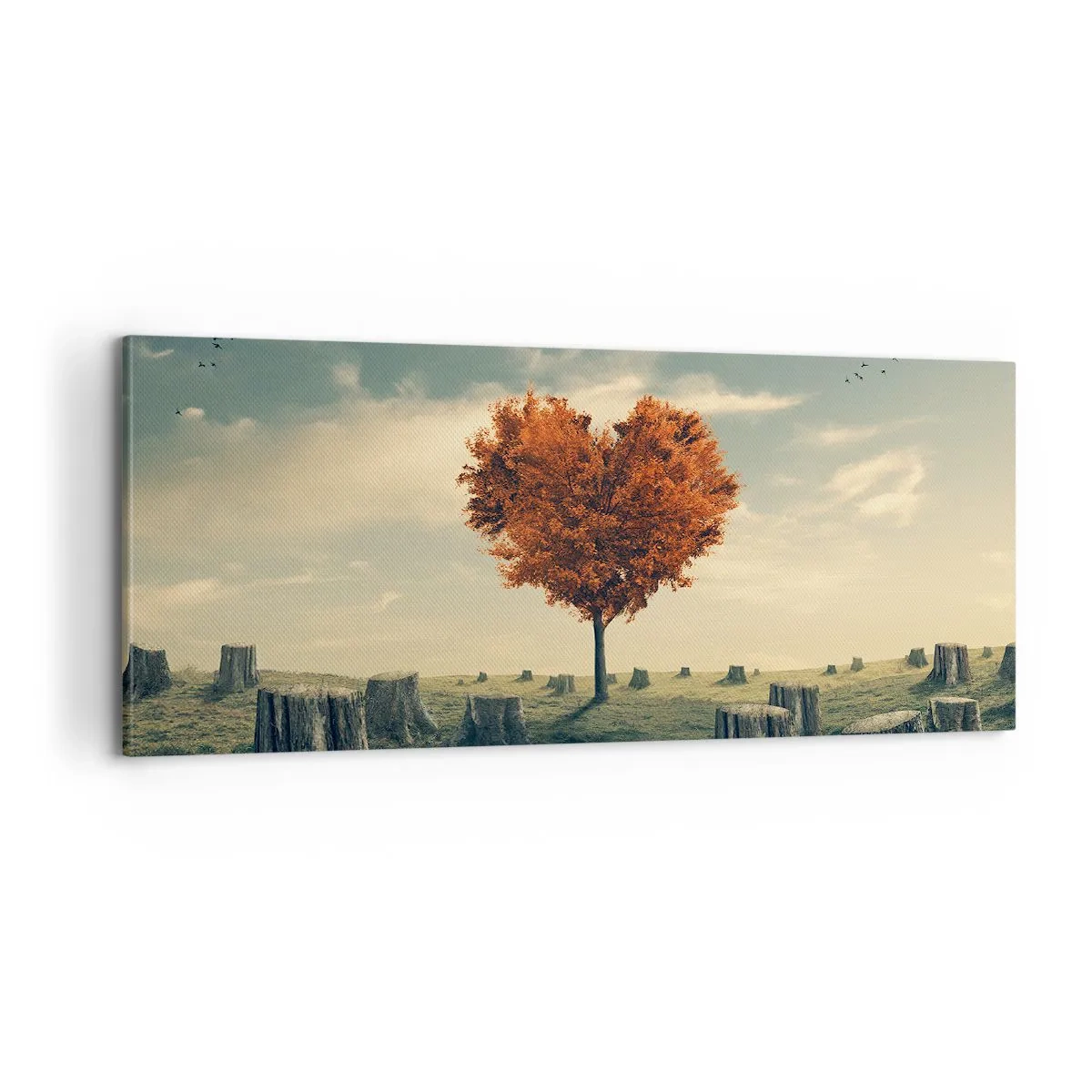 Bild auf Leinwand - Leinwandbild - Es gibt noch Hoffnung - 100x40 cm