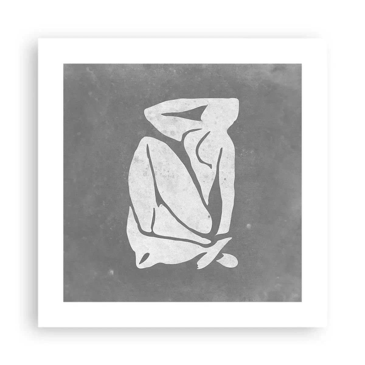 Poster - In Gedanken versunken - 40x40 cm