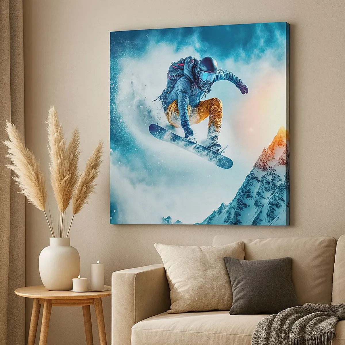 Bild auf Leinwand - Leinwandbild - Extreme Emotionen - 30x30 cm