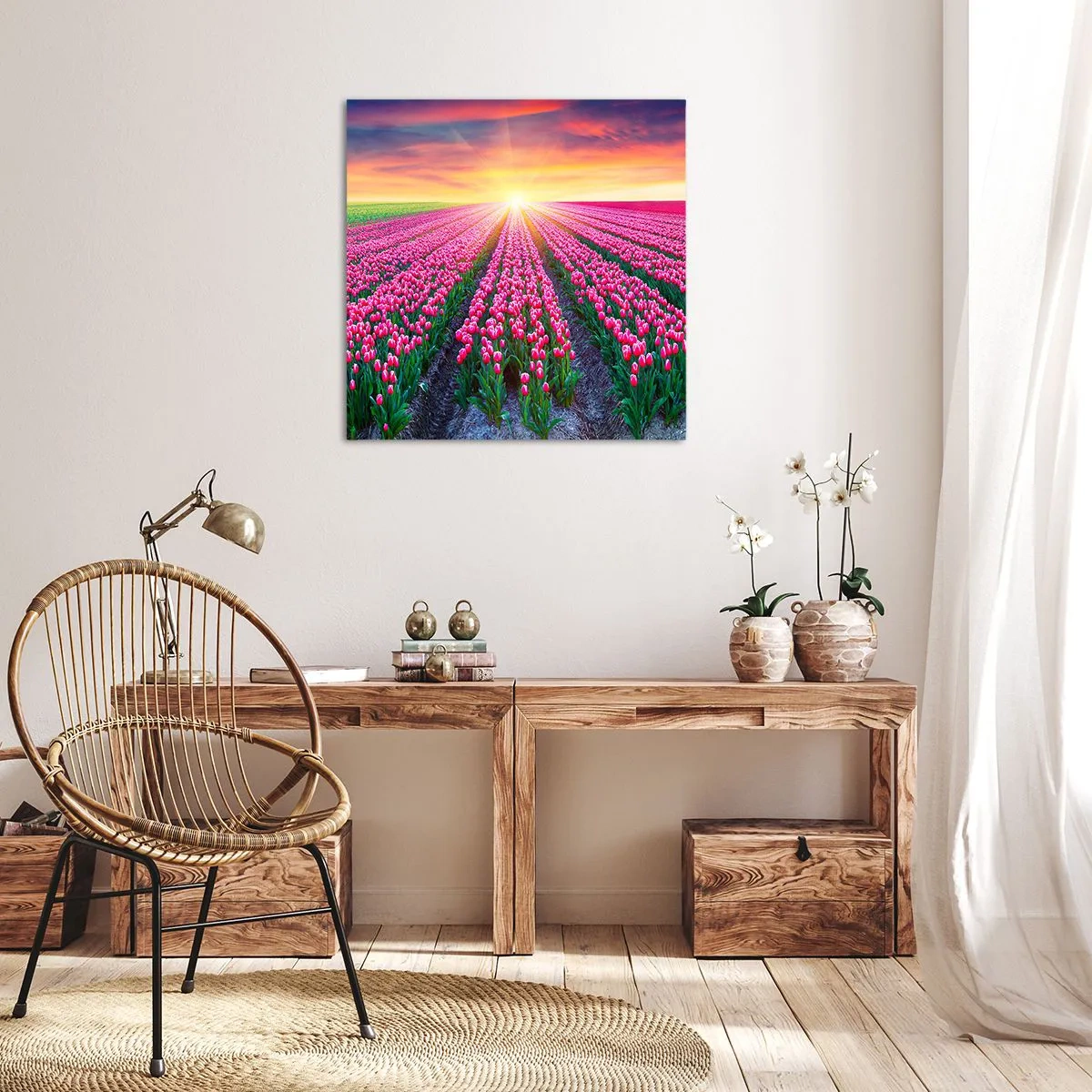 Bild auf Leinwand - Leinwandbild - Schönheitsfarm - 50x50 cm