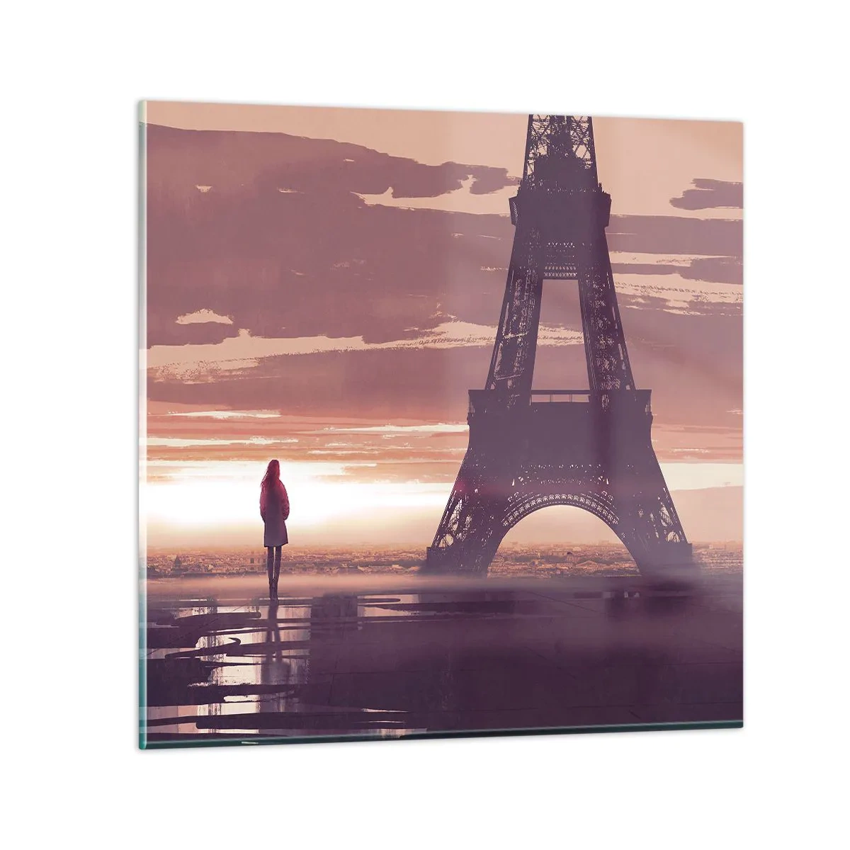 Glasbild - Bild auf glas - Nur zwei davon - 30x30 cm