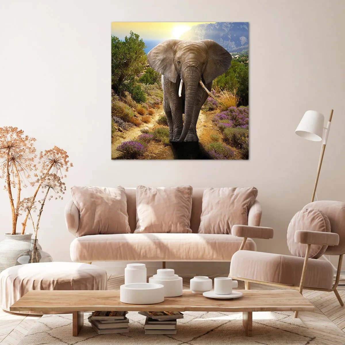 Bild auf Leinwand - Leinwandbild - So sah Eden aus - 30x30 cm