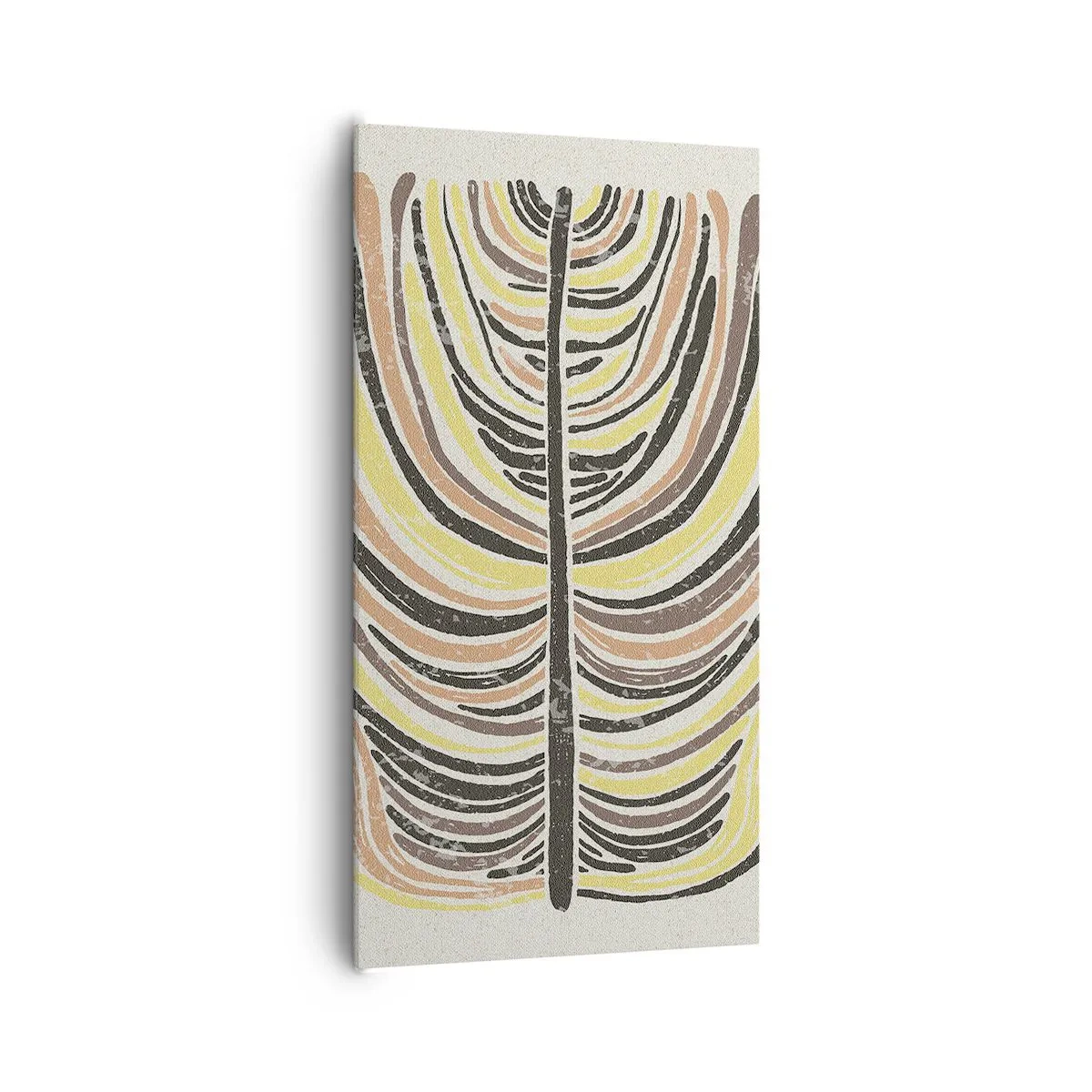 Bild auf Leinwand - Leinwandbild - Abstraktion voller Leben - 65x120 cm