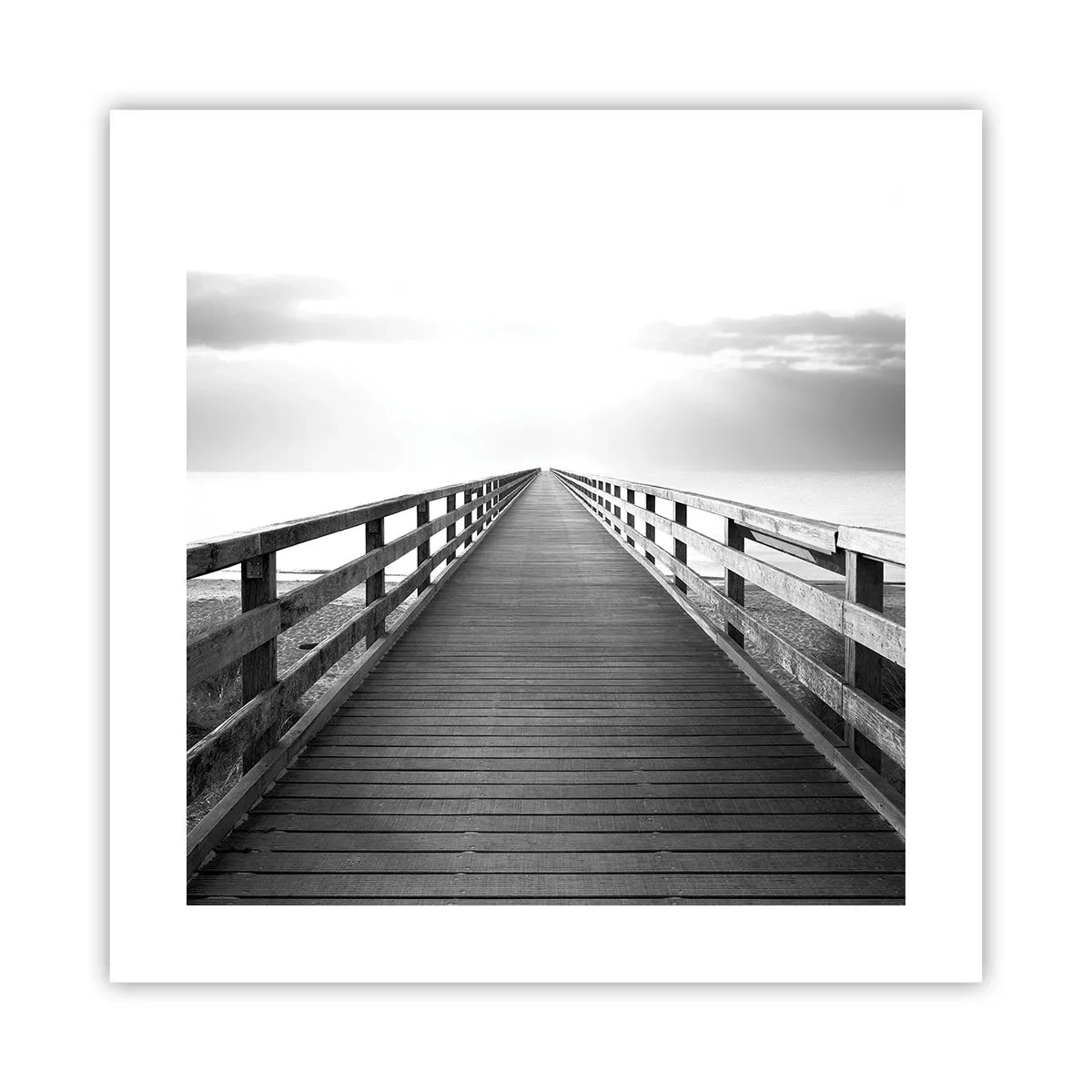 Poster - In die Ferne ... - 40x40 cm