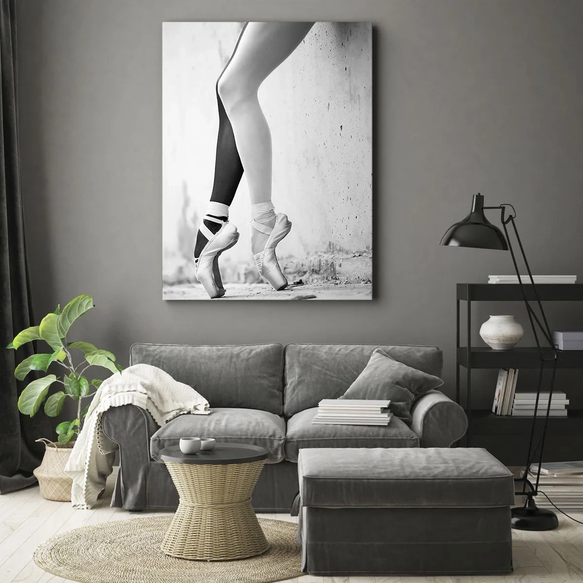Bild auf Leinwand - Leinwandbild - Ballerina, voilà! - 70x100 cm