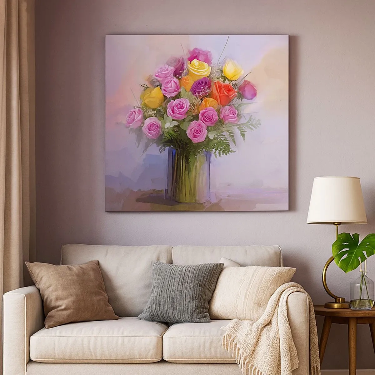 Bild auf Leinwand - Leinwandbild - Festgehaltene Schönheit - 30x30 cm