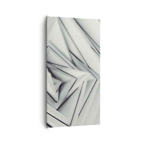 Bild auf Leinwand - Leinwandbild - Spitzwinklige Knospen - 65x120 cm