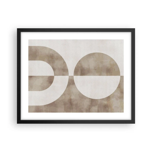 Poster in einem schwarzem Rahmen - Ähnlichkeiten und Unterschiede - 50x40 cm