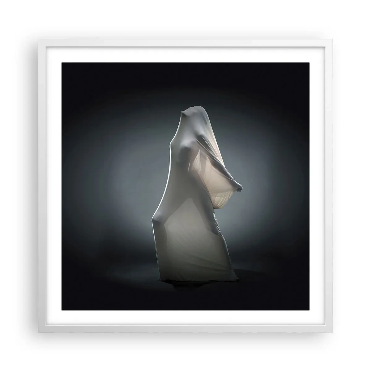 Poster in einem weißen Rahmen - Versteckte Wünsche - 60x60 cm