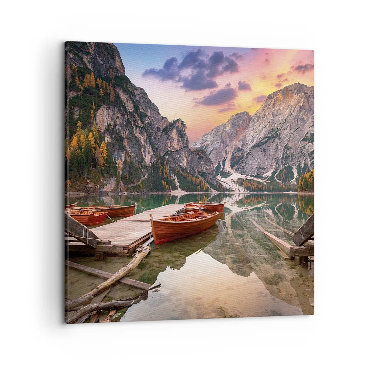 Bild auf Leinwand - Leinwandbild - Versprechen des Tages - 50x50 cm