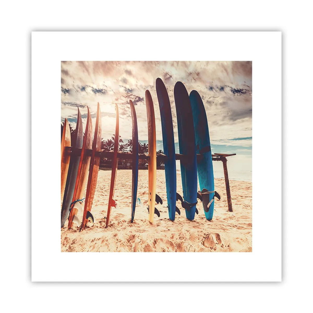 Poster - Gute Nacht bis morgen - 30x30 cm