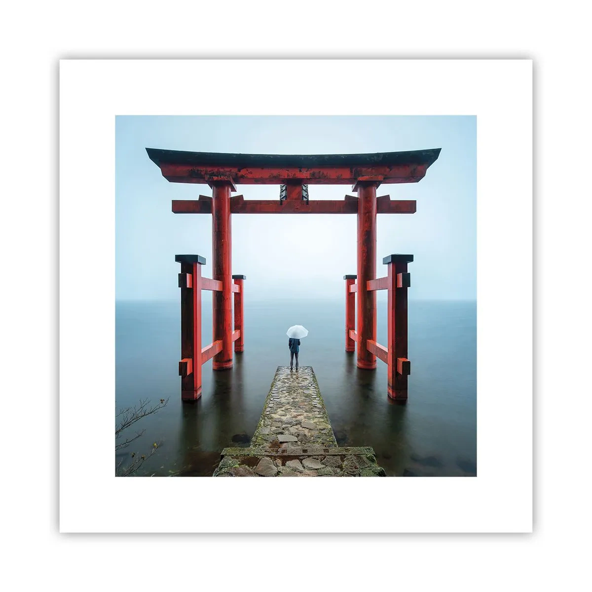 Poster - Japanische Träumerei - 30x30 cm