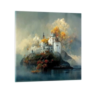 Glasbild - Bild auf glas - Beginn einer romantischen Geschichte - 70x70 cm