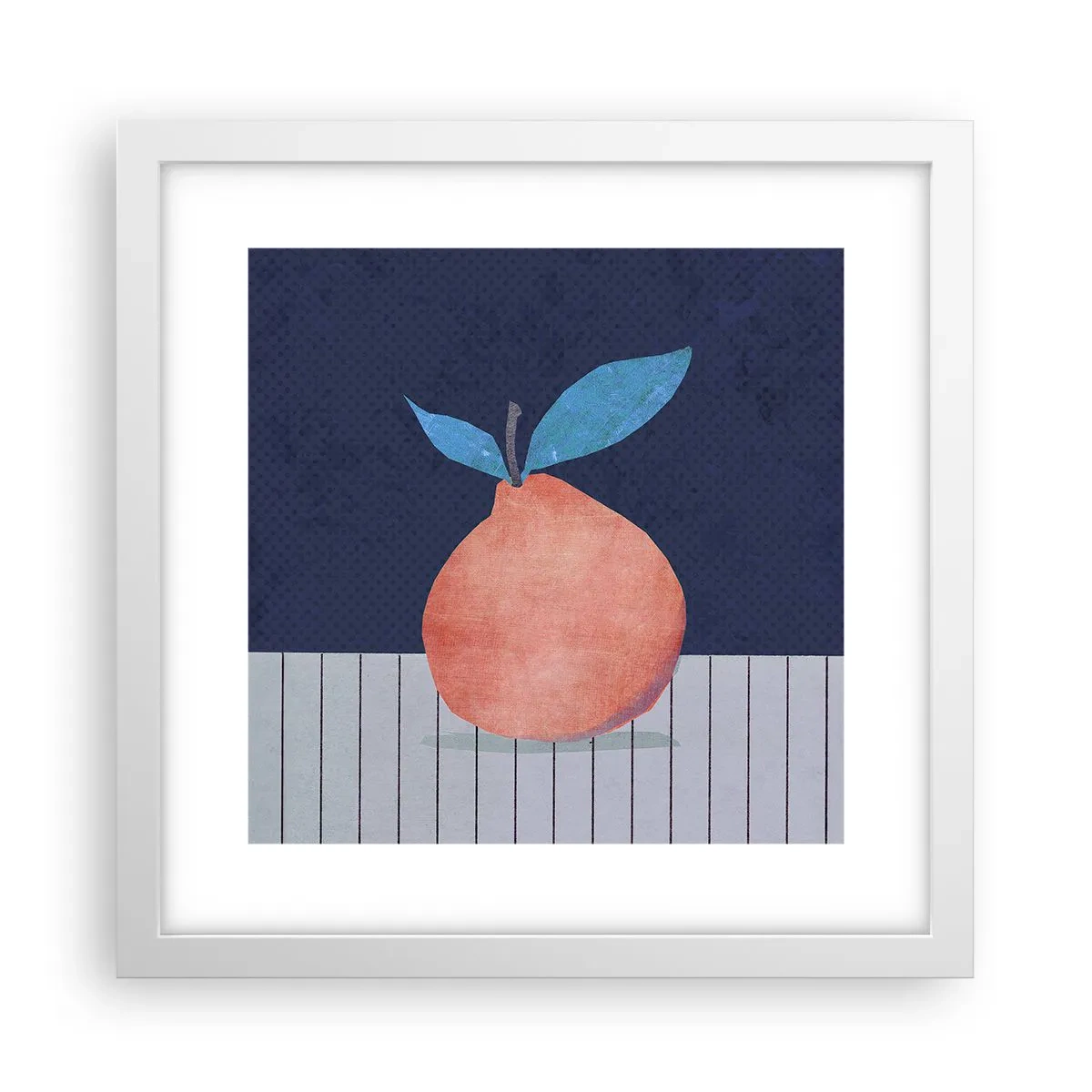 Poster in einem weißen Rahmen - Konvexität und Ebene - 30x30 cm