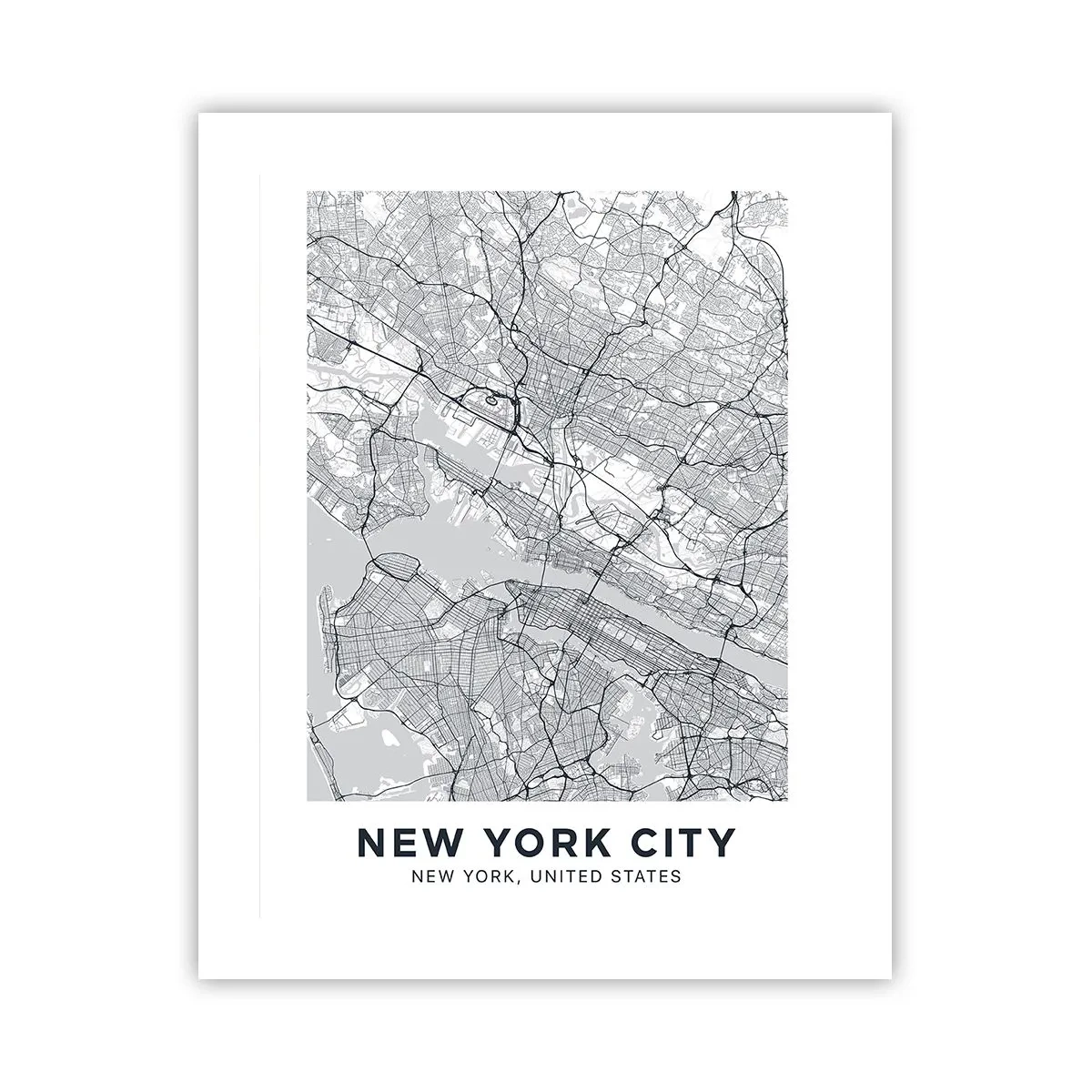 Poster - Die Anatomie einer Metropole - 40x50 cm
