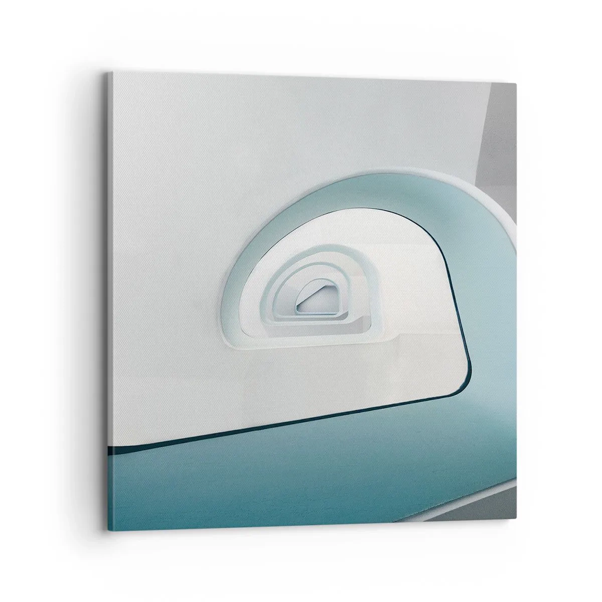 Bild auf Leinwand - Leinwandbild - Bis zum Ende des Blaus - 70x70 cm