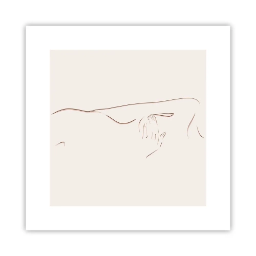 Poster - Die Form des Verlangens - 30x30 cm
