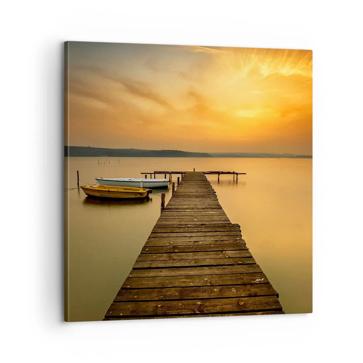 Bild auf Leinwand - Leinwandbild - Ich werde dir den goldenen Himmel öffnen - 60x60 cm