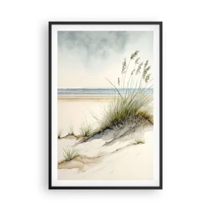 Poster in einem schwarzem Rahmen - Vom Wind verwöhnt - 61x91 cm