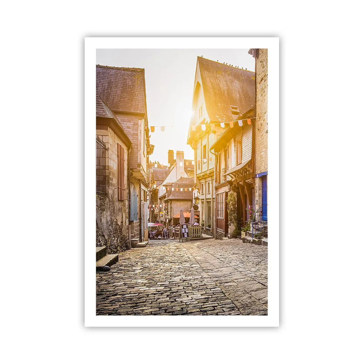 Poster - Der weiße Geist der Stadt - 61x91 cm