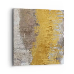 Bild auf Leinwand - Leinwandbild - Goldene Explosion - 40x40 cm