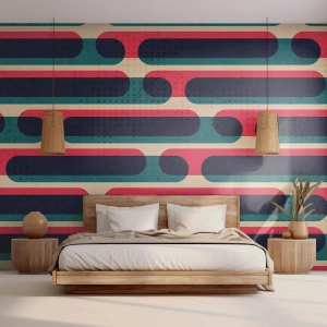 Selbstklebende Fototapete Deluxe Sticker - In die Tiefe und vorwärts - Abstraktion, Stück, Moderne Kunst - 500x350 cm