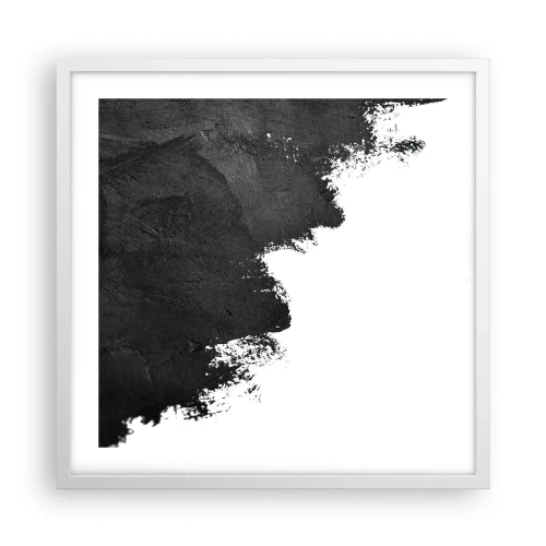 Poster in einem weißen Rahmen - Elemente: Erde - 50x50 cm