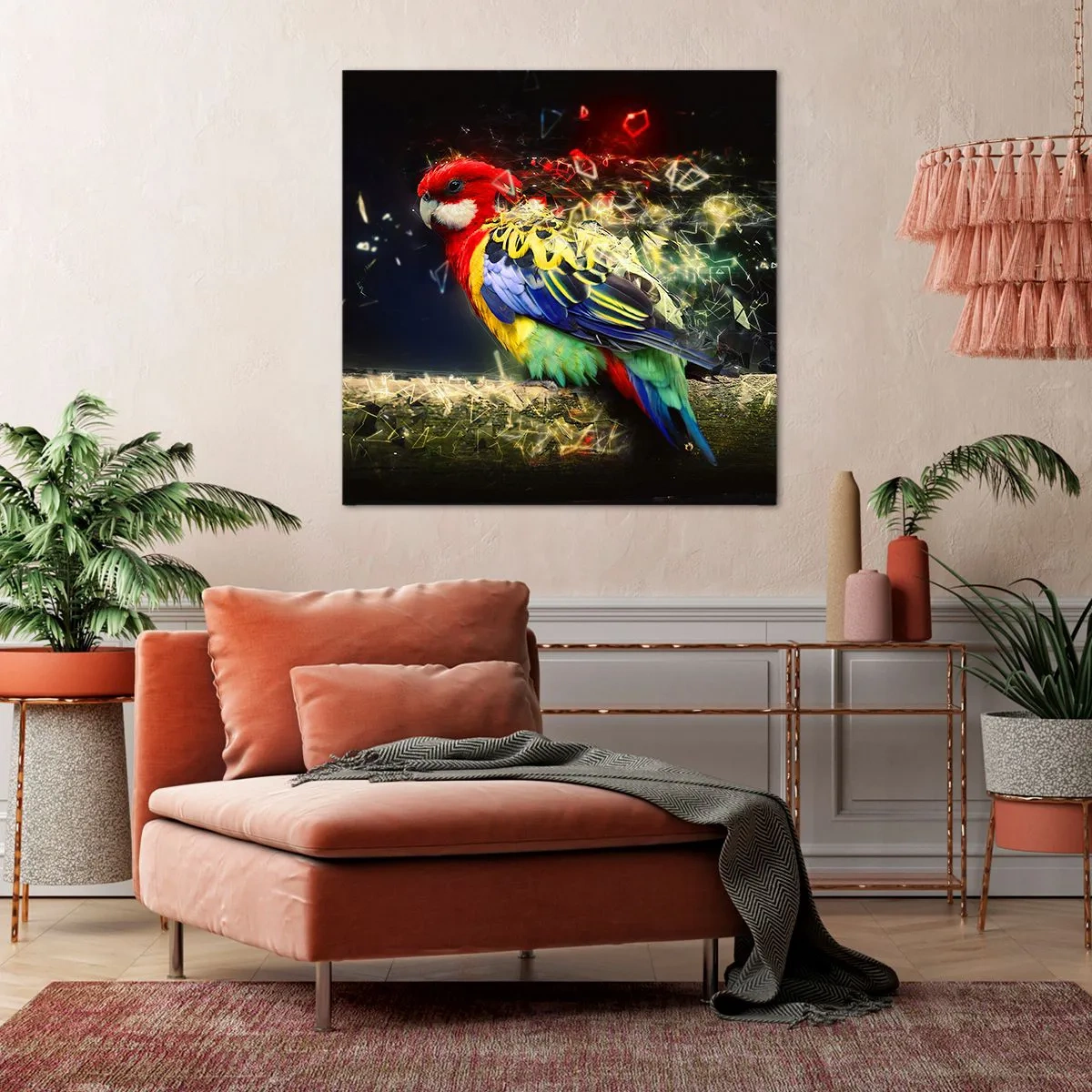 Bild auf Leinwand - Leinwandbild - Botschafter des Strahlens - 40x40 cm