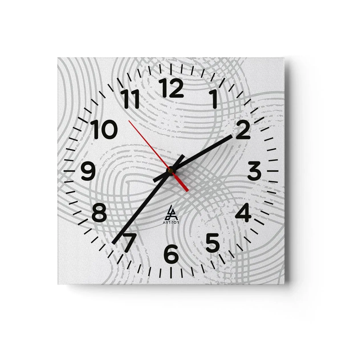Wanduhr - Glasuhr - Es gibt keinen einfachen Weg - 40x40 cm