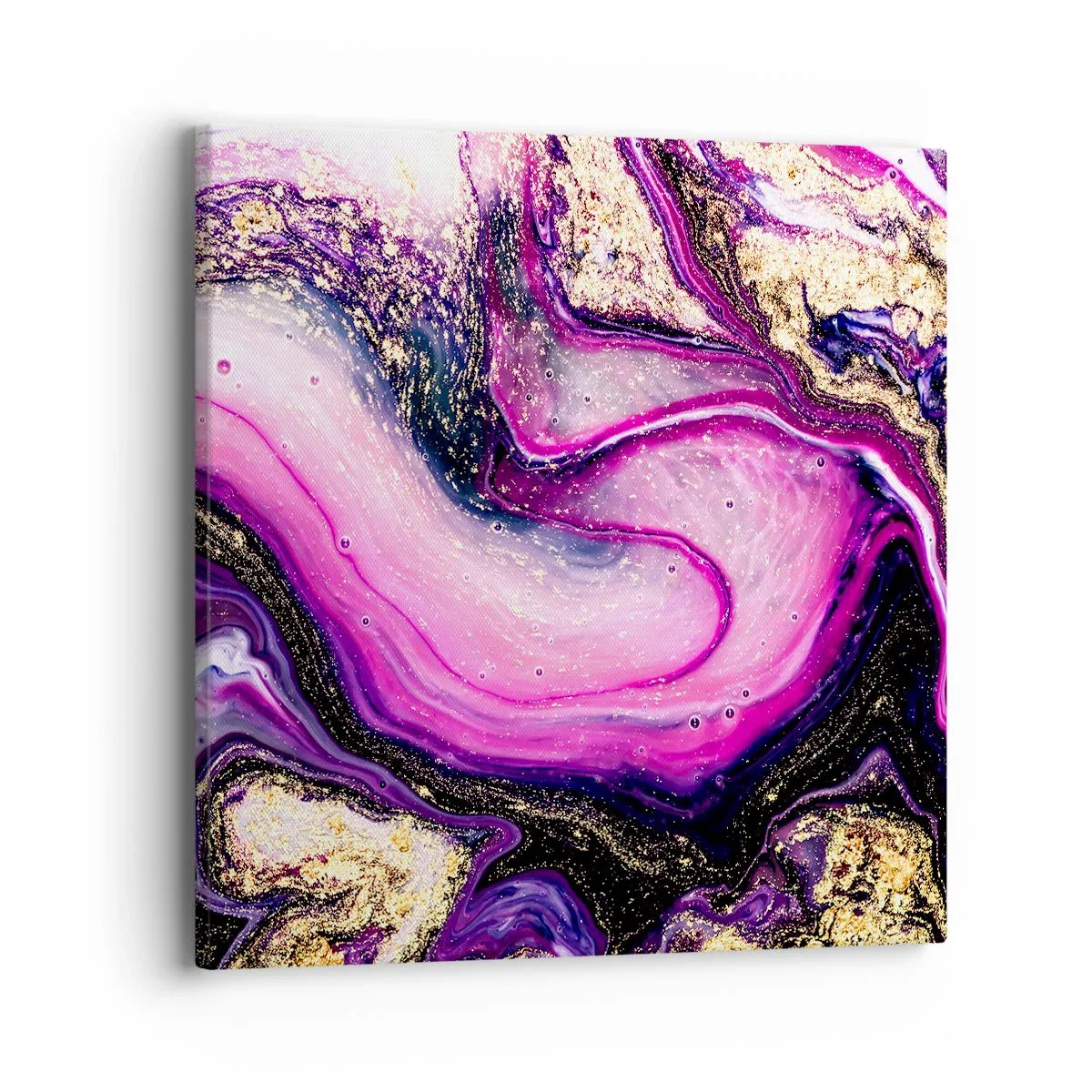 Bild auf Leinwand - Leinwandbild - Ein Moment hinter den Kulissen - 40x40 cm