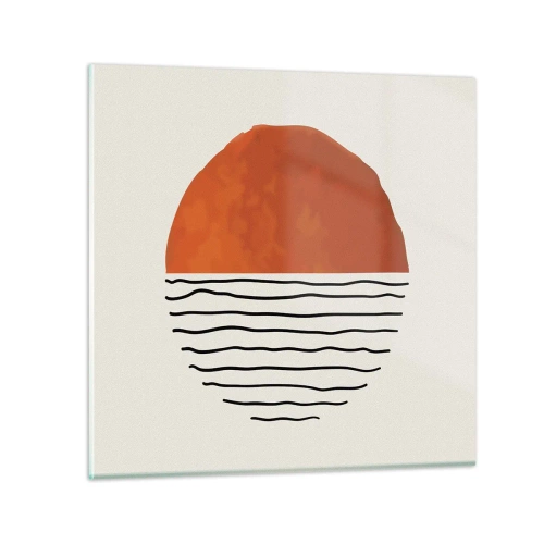 Glasbild - Bild auf glas - Im japanischen Klima - 60x60 cm