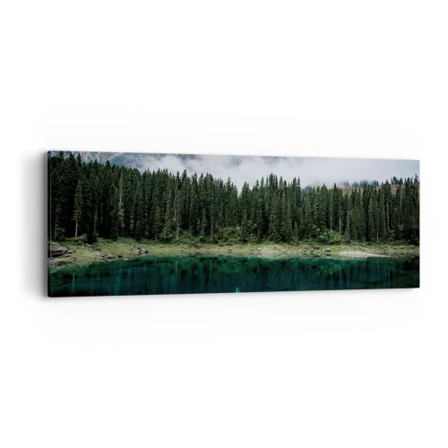 Bild auf Leinwand - Leinwandbild - Leise, leise, lass uns das Trinkwasser nicht wecken ... - 90x30 cm