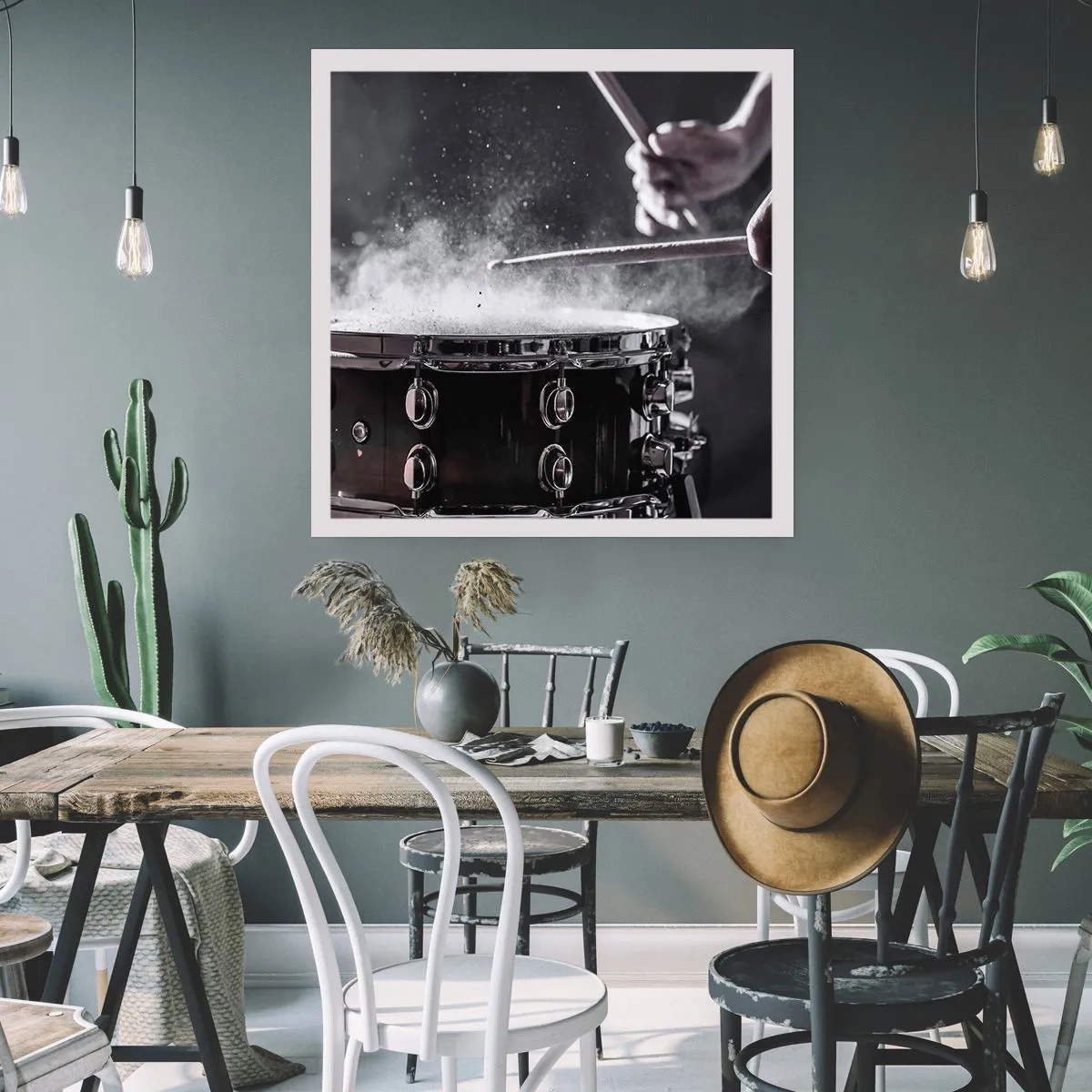 Poster - Der Puls der Musik - 50x50 cm